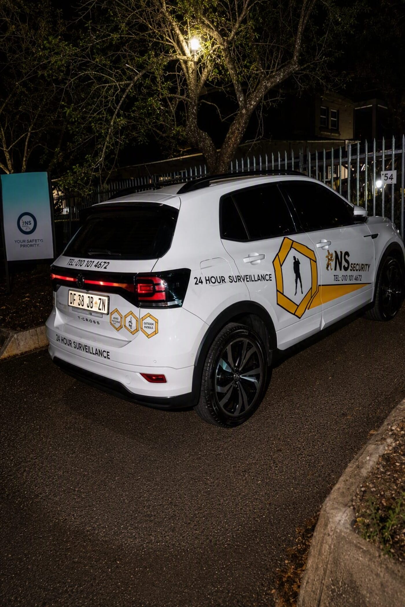NS Security patrol vehicle for escort and cash-in-transit services